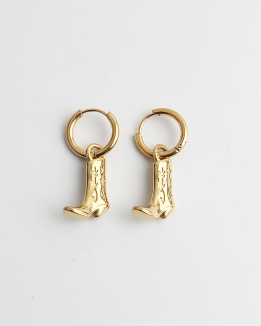Cowboy Boots - Boucles d'oreilles - Acier inoxydable