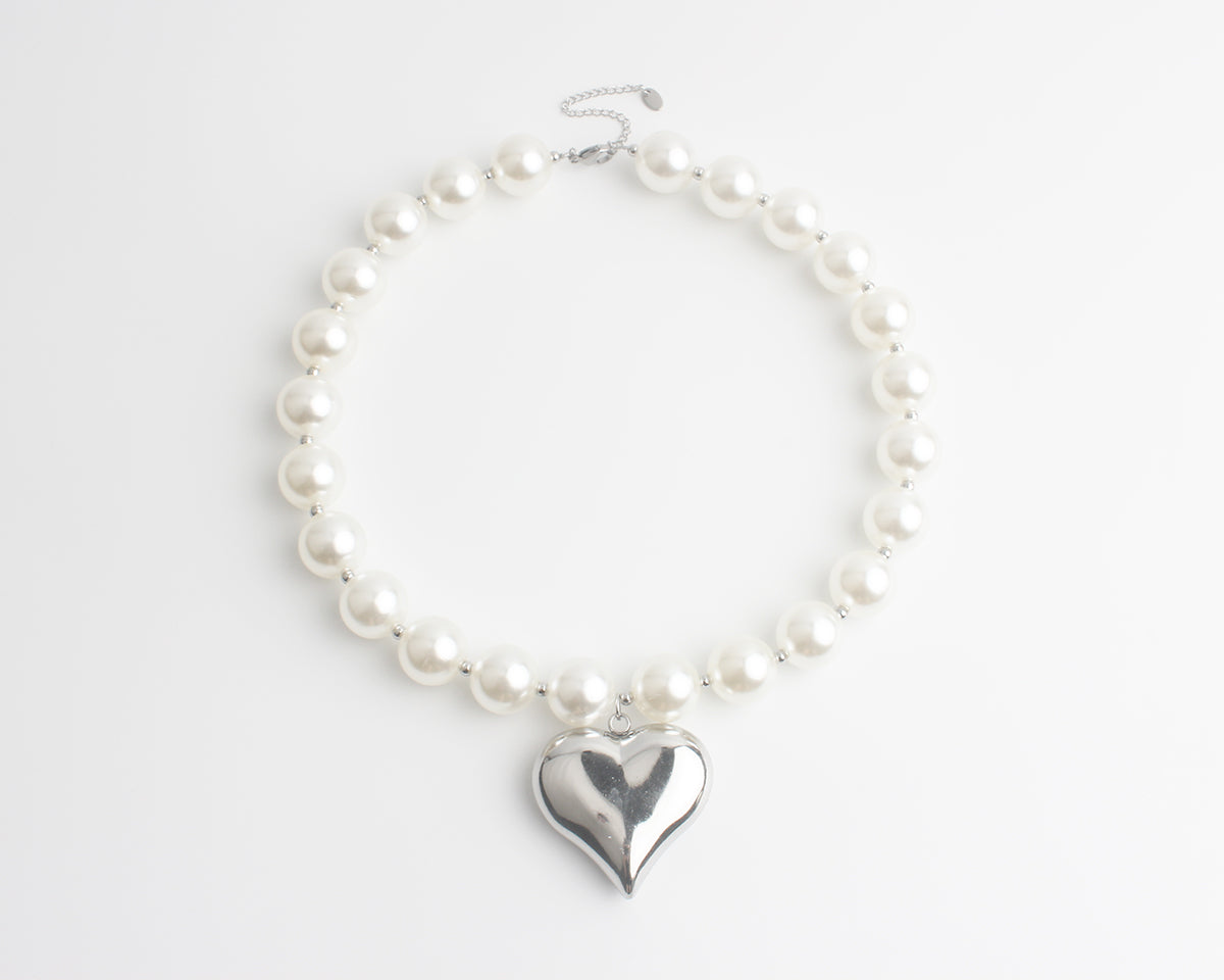 Sweetheart Pearl - Collier - Acier inoxydable