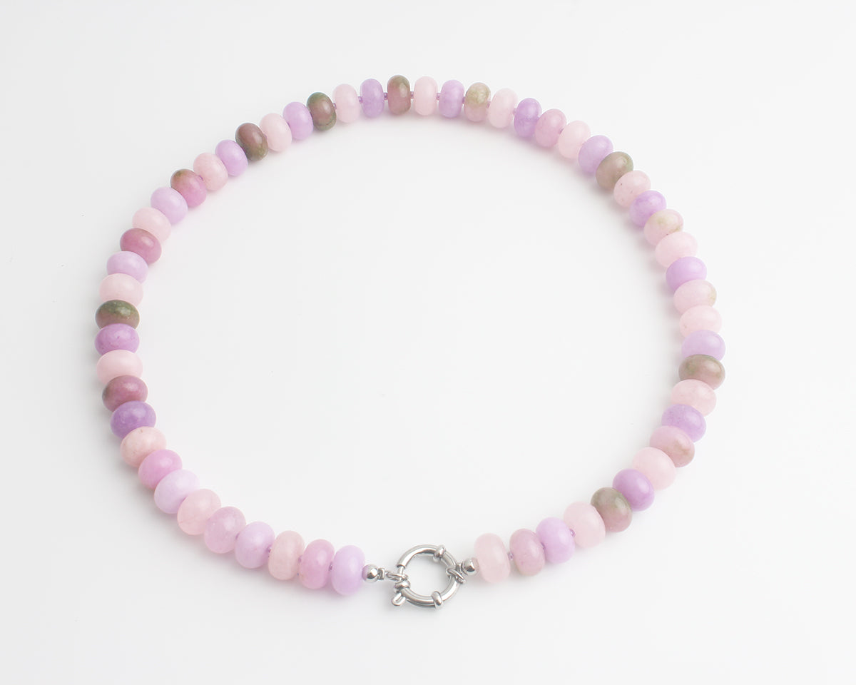 Clarisa - Collier - Pierre naturelle - Acier inoxydable