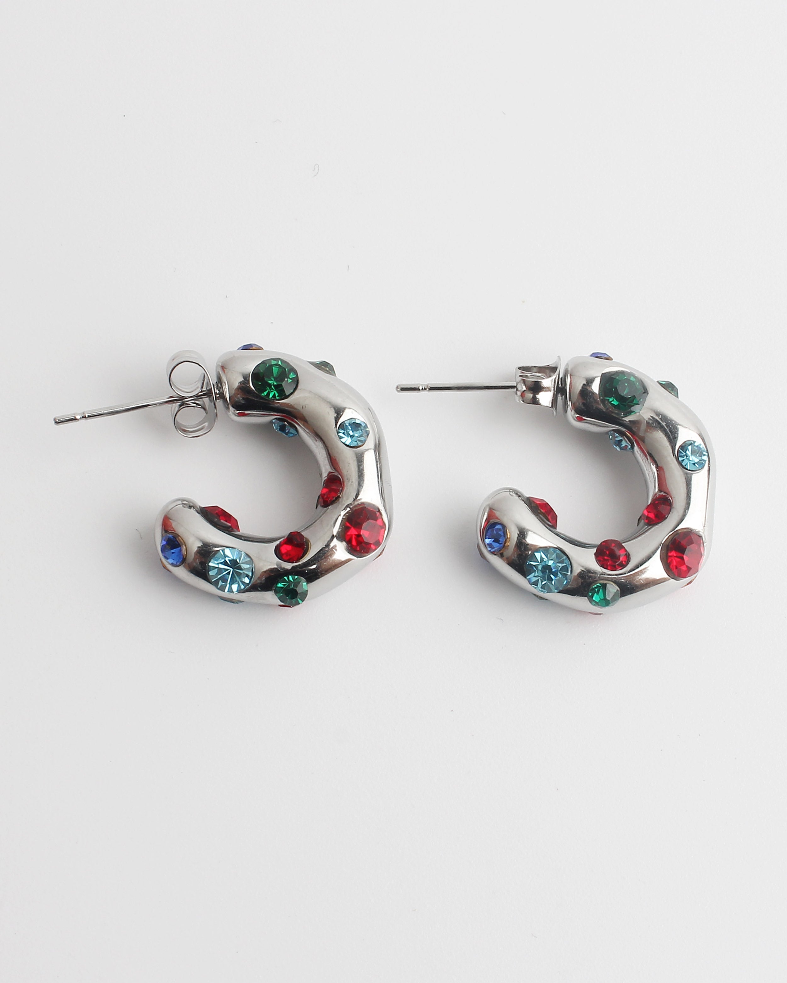 Alba - Boucles d'oreilles - Clous d'oreilles - Acier inoxydable
