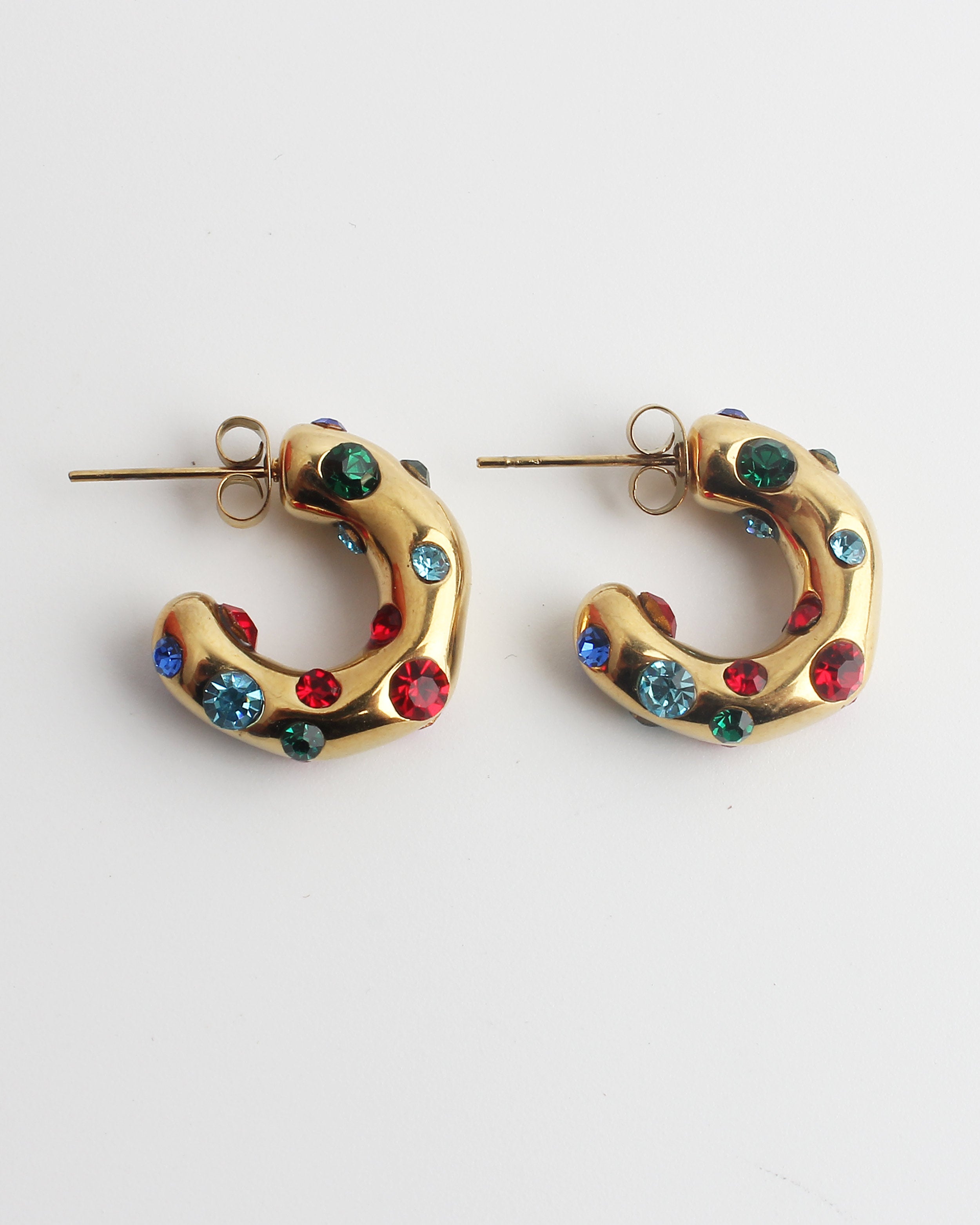 Alba - Boucles d'oreilles - Clous d'oreilles - Acier inoxydable