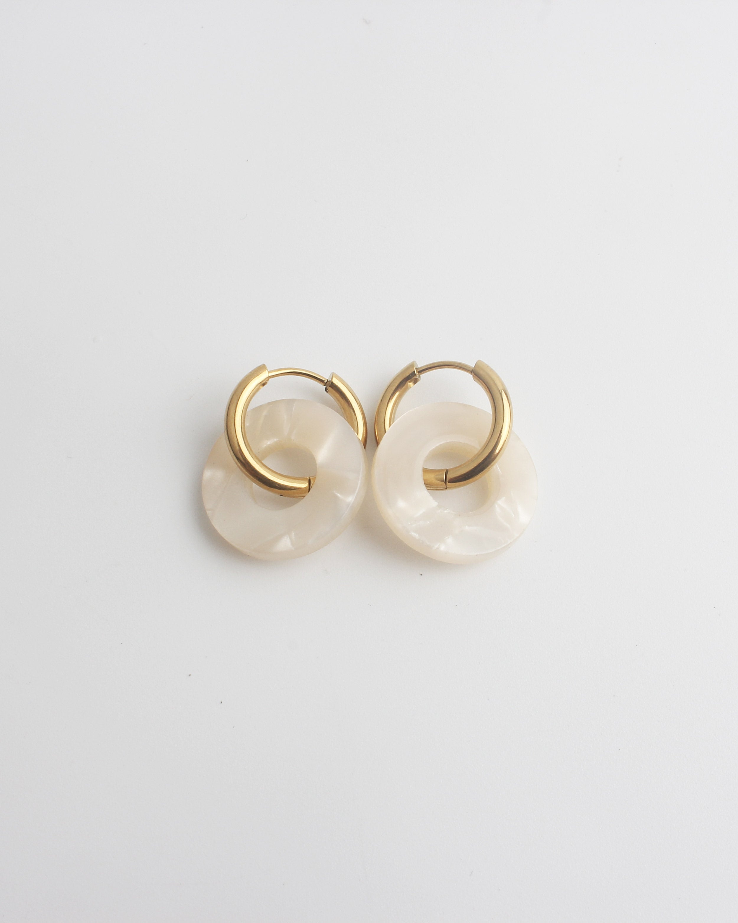Violette - Boucles d'oreilles - Acier inoxydable