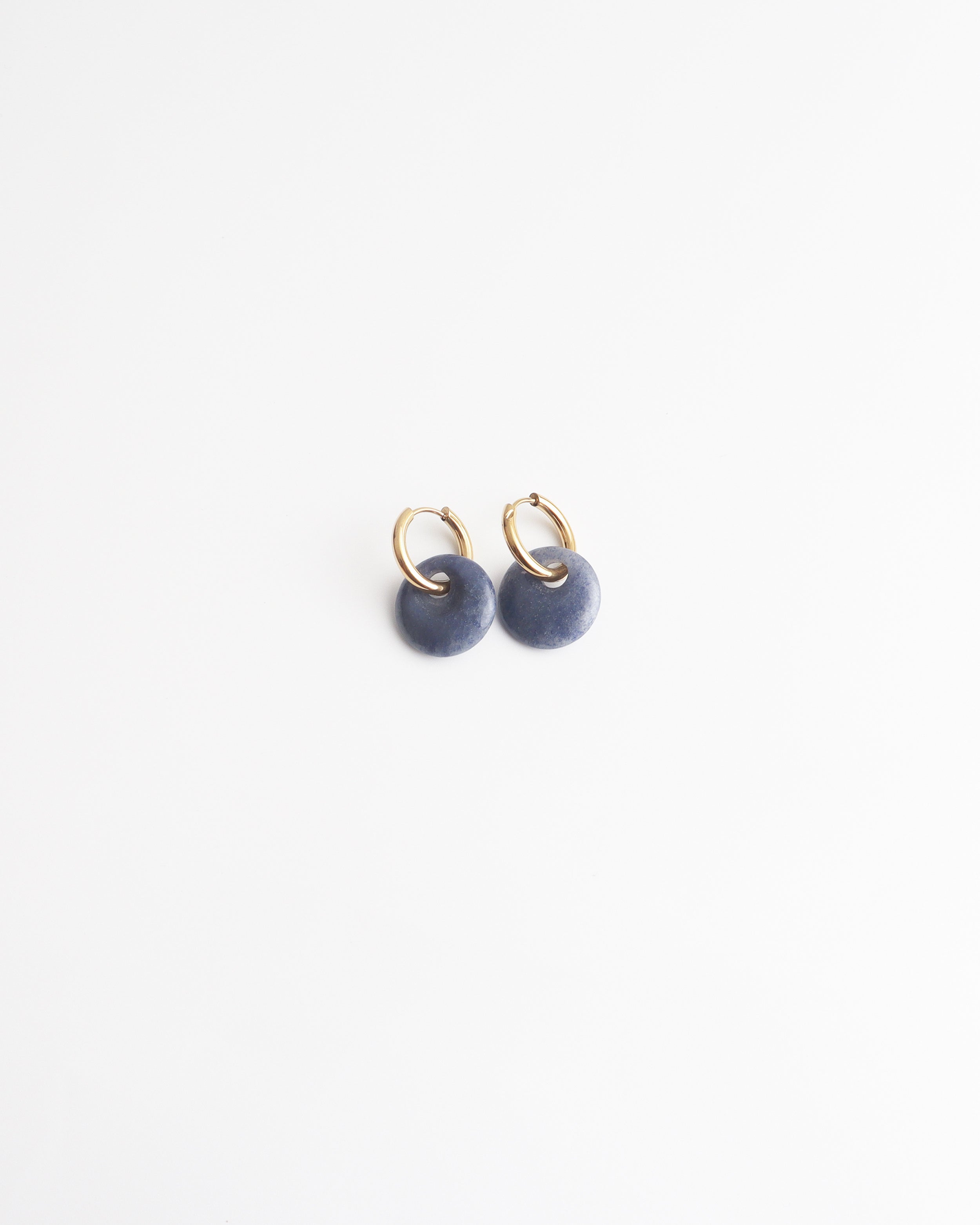 Isadora - Boucles d'oreilles - Pierre naturelle - Acier inoxydable