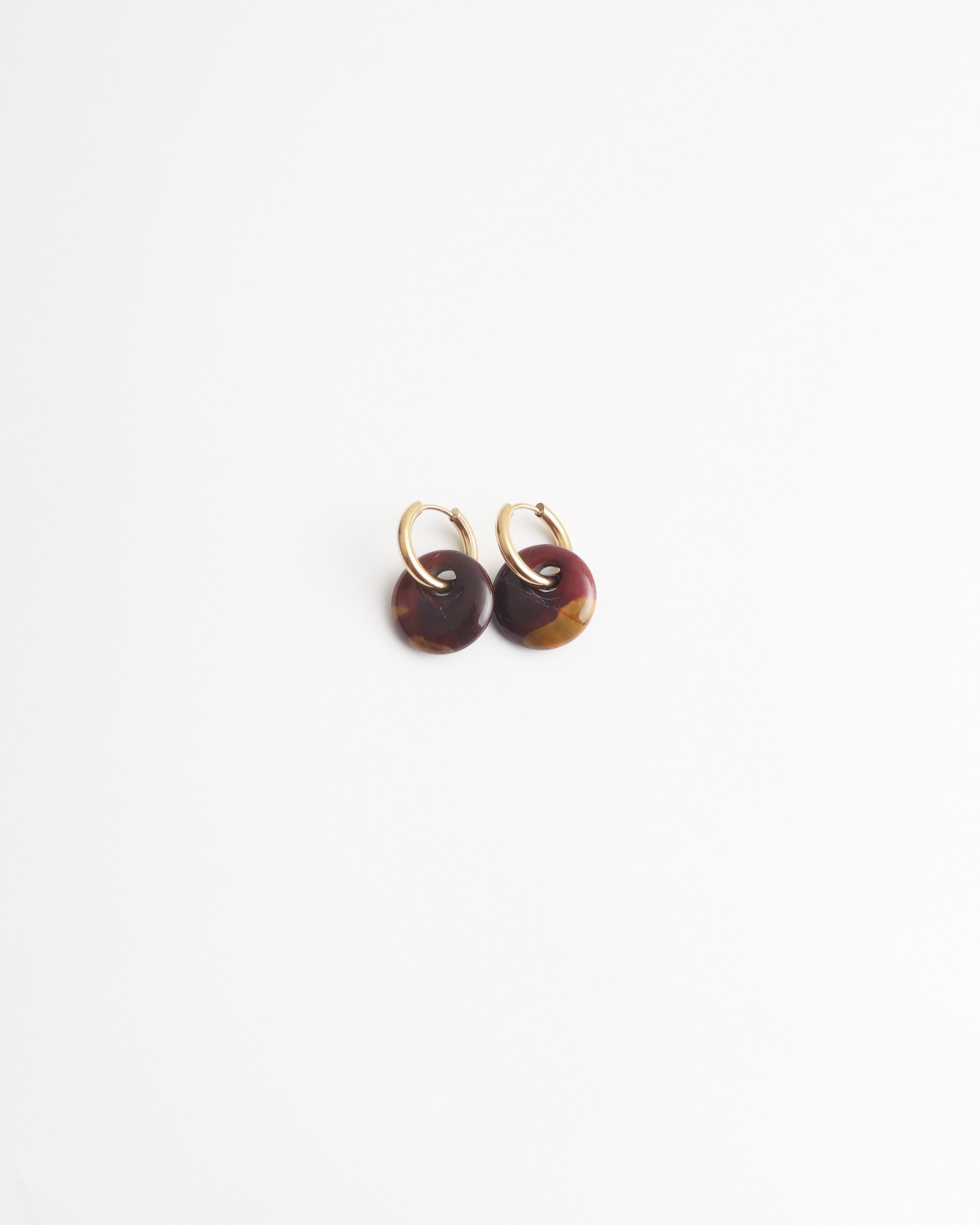 Isadora - Boucles d'oreilles - Pierre naturelle - Acier inoxydable