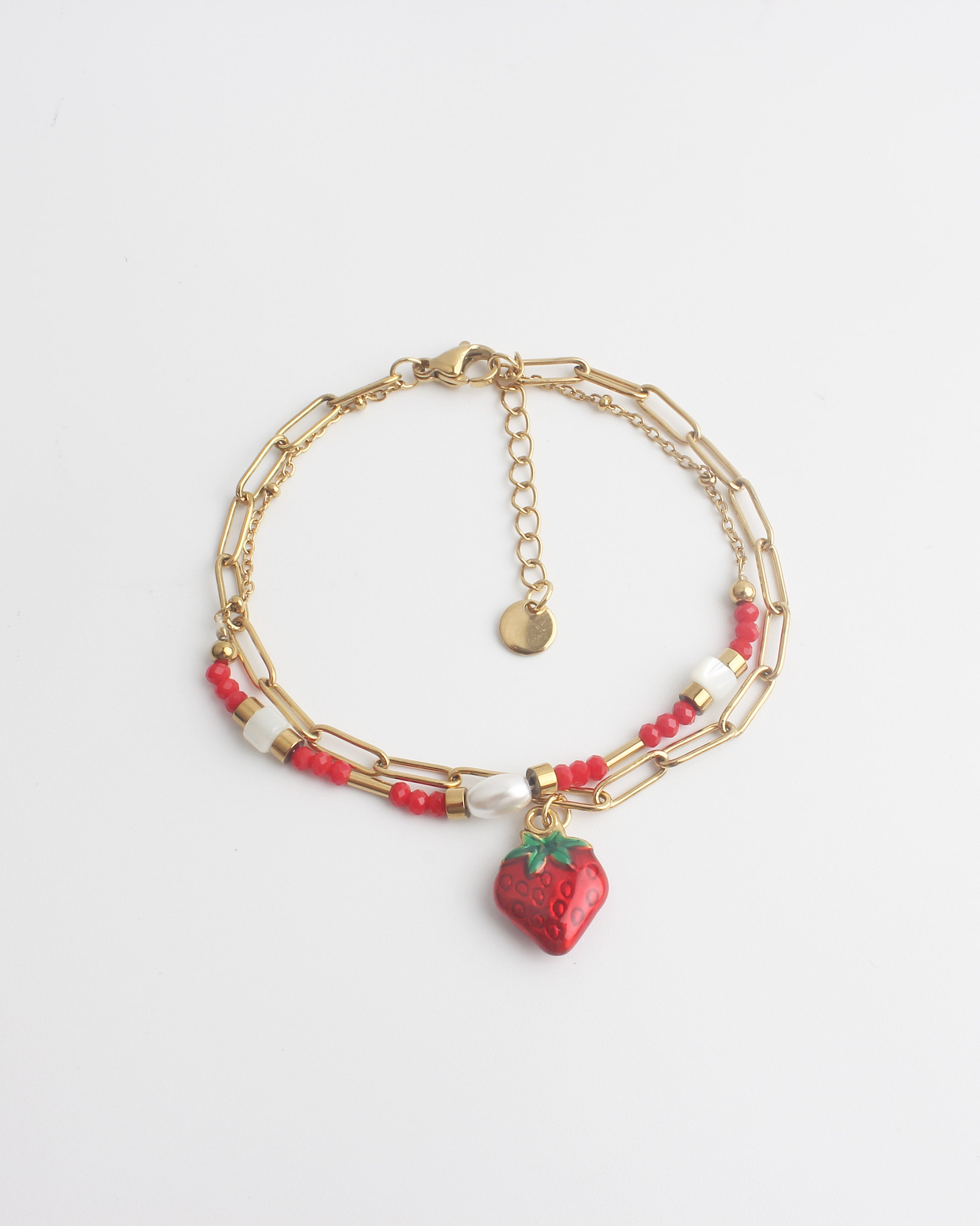 Fruity Strawberry - Bracelet - Acier inoxydable