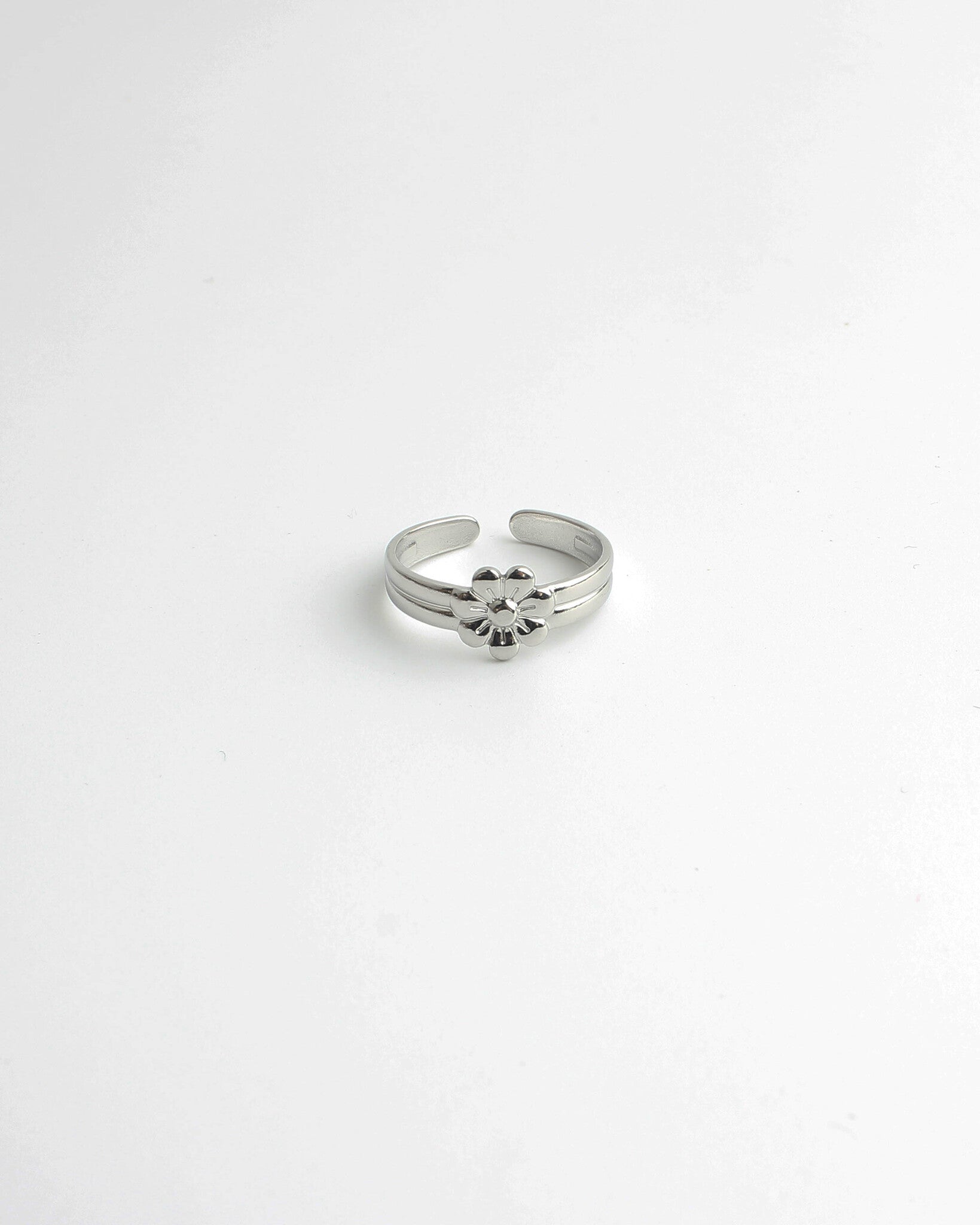 Blossom Flower - Bague - Acier inoxydable - Ajustable