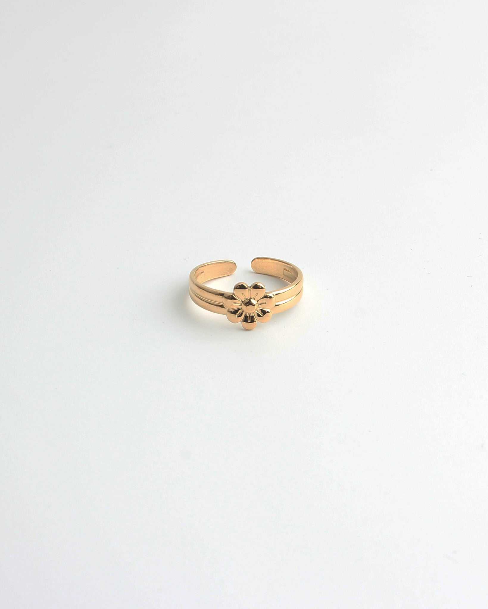 Blossom Flower - Bague - Acier inoxydable - Ajustable