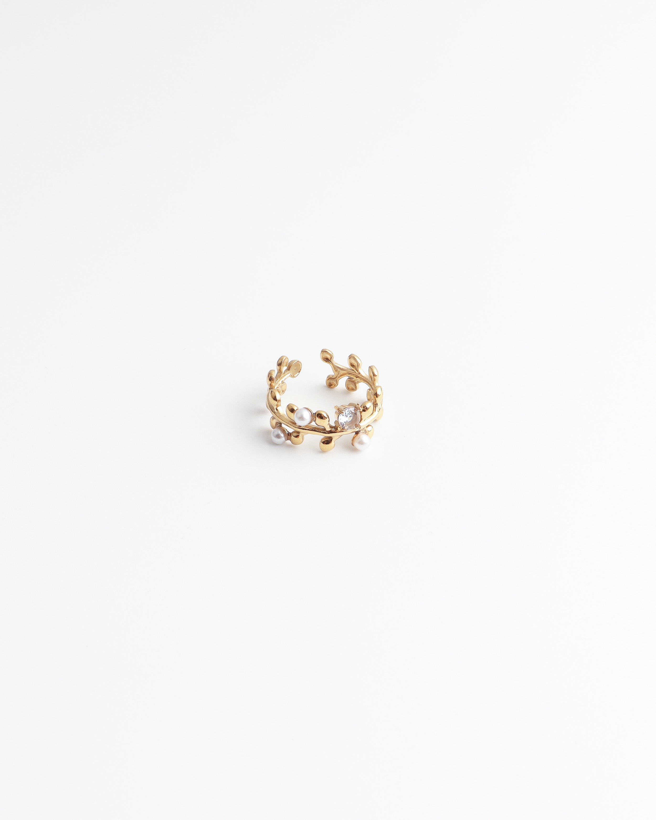 Isolde - Bague - Acier inoxydable - Ajustable