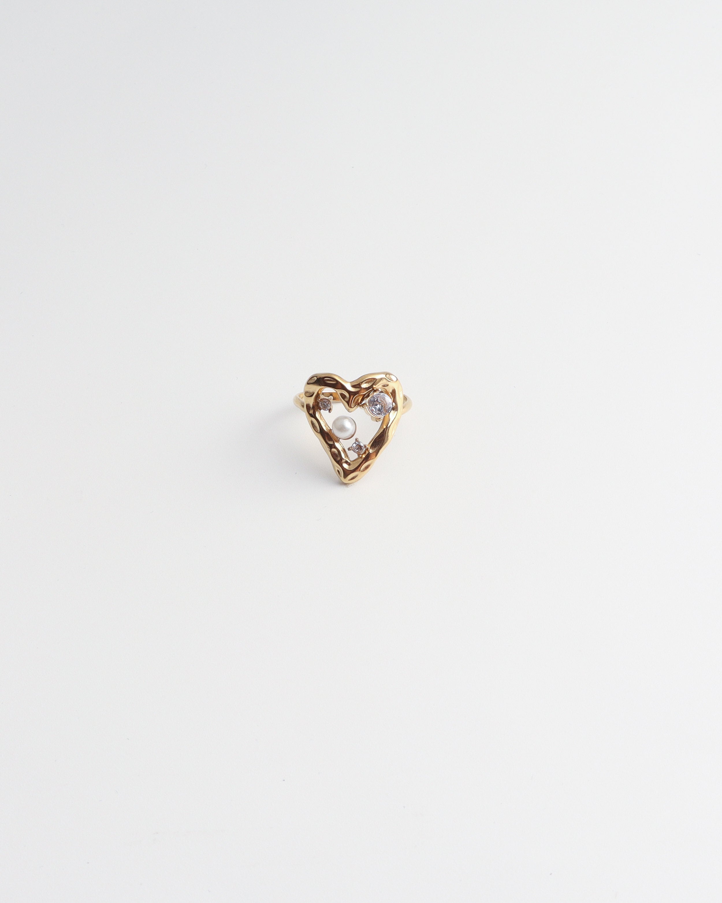 Theodora - Bague - Acier inoxydable - Ajustable