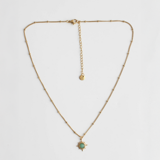 Chasing the sun - Collier - Pierre naturelle - Acier inoxydable