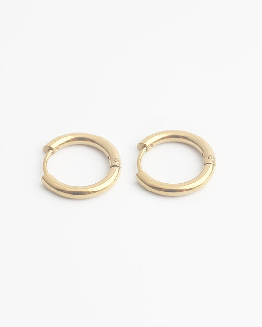 Basic - Boucles d'oreilles - Acier inoxydable