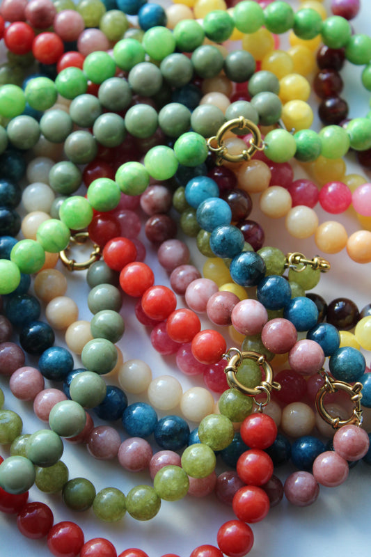 Samira - Collier - Pierre naturelle - Acier inoxydable