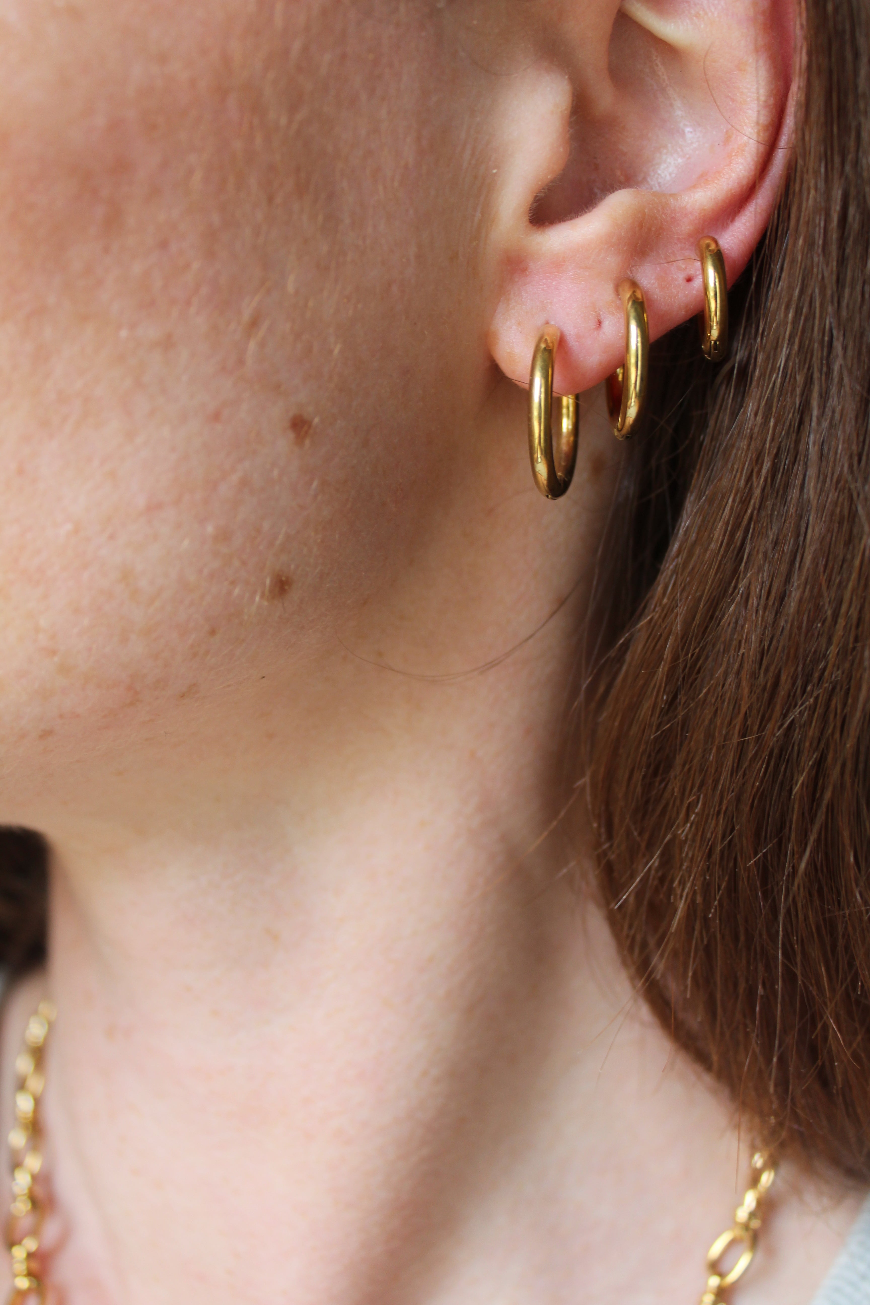 Basic - Boucles d'oreilles - Clips - Acier inoxydable