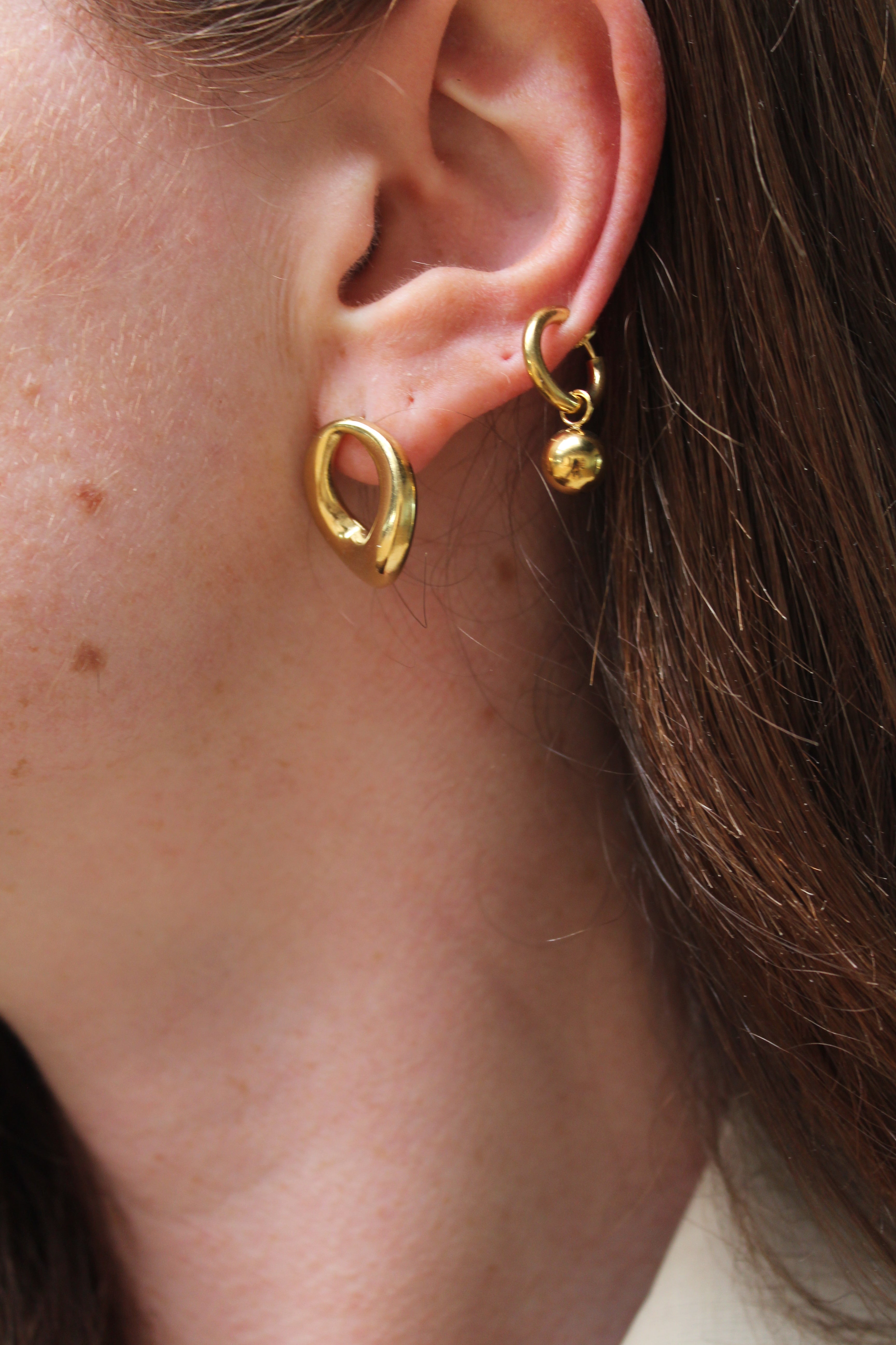 Desiré - Boucles d'oreilles - Clip On - Acier inoxydable