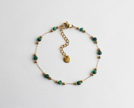 Sophia - Bracelet - Pierre naturelle - Acier inoxydable