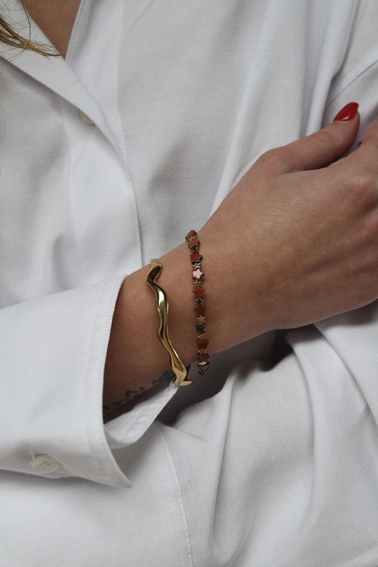 Stargazing - Bracelet - Pierre naturelle - Acier inoxydable