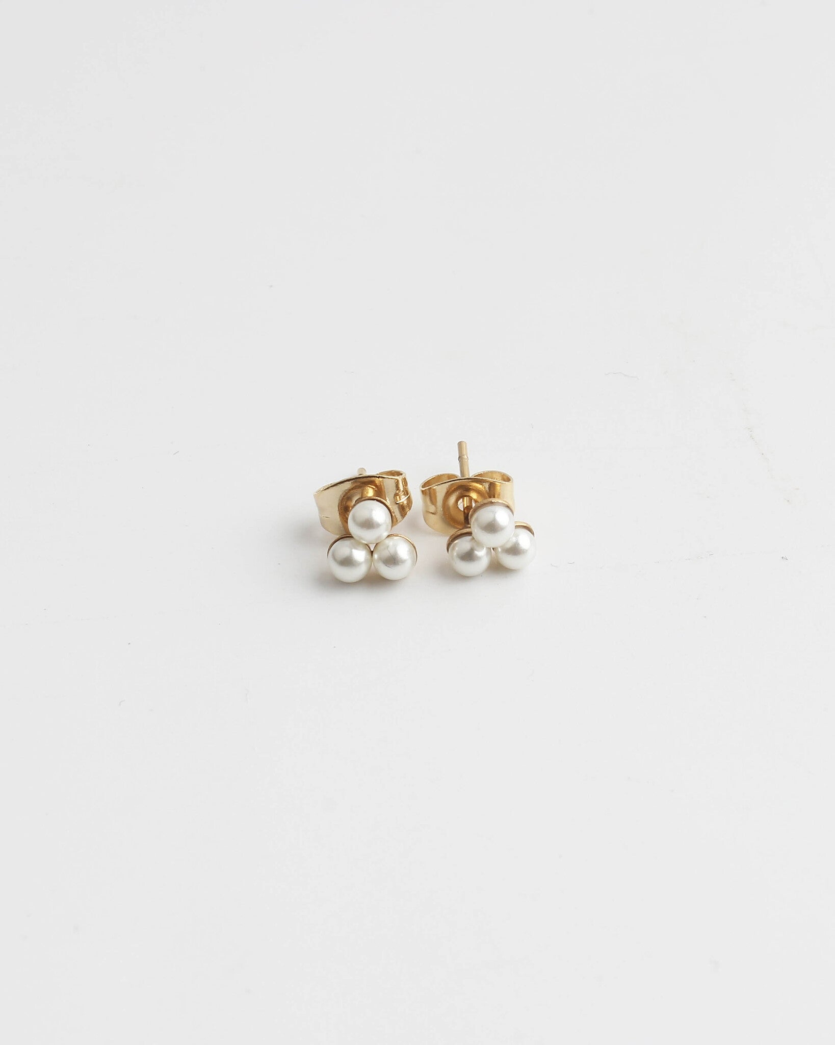 Pearl simplicité - Studs - Boucles d’oreilles - Acier inoxydable
