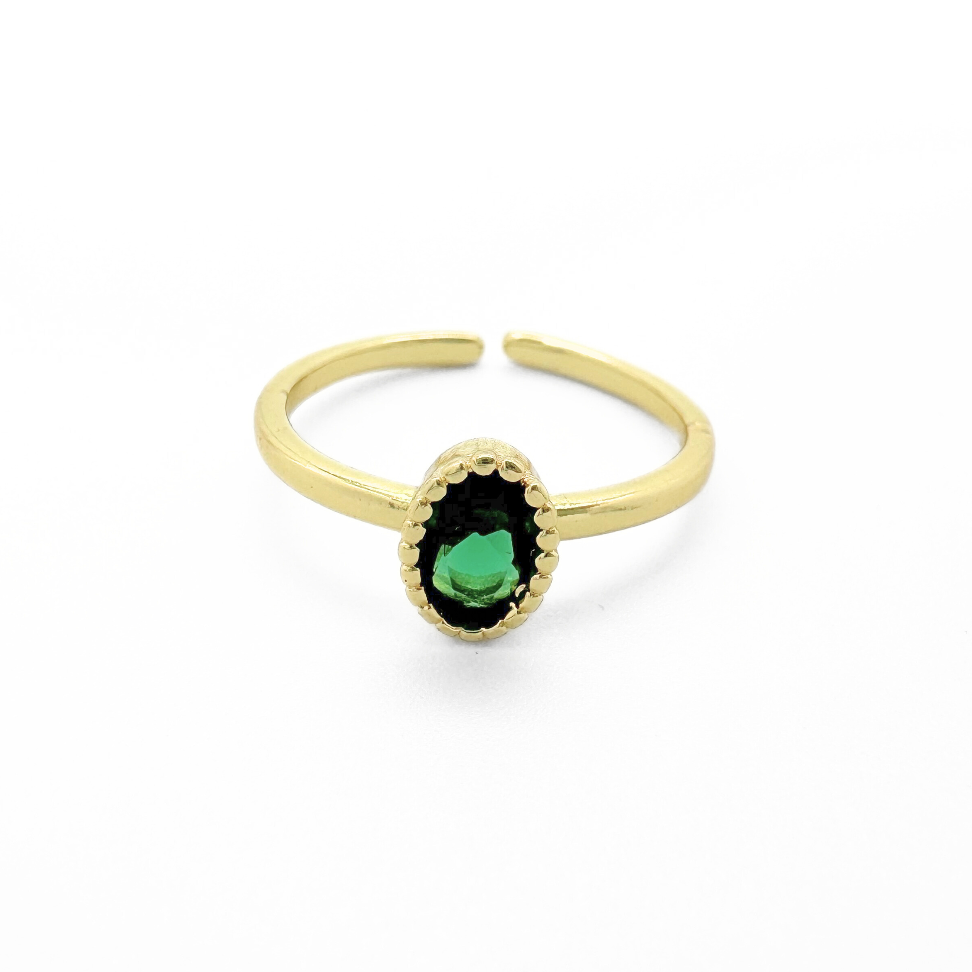 Norah - Bague - Plaqué - Ajustable