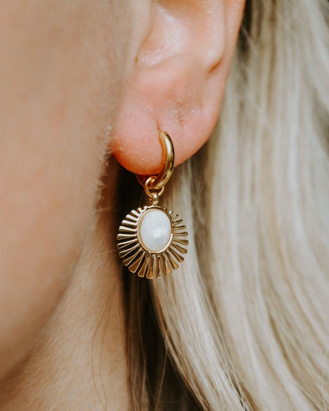 Solenge - Boucles d'oreilles - Acier inoxydable