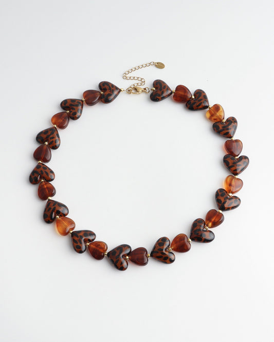 Panther heart - Collier - Acier inoxydable