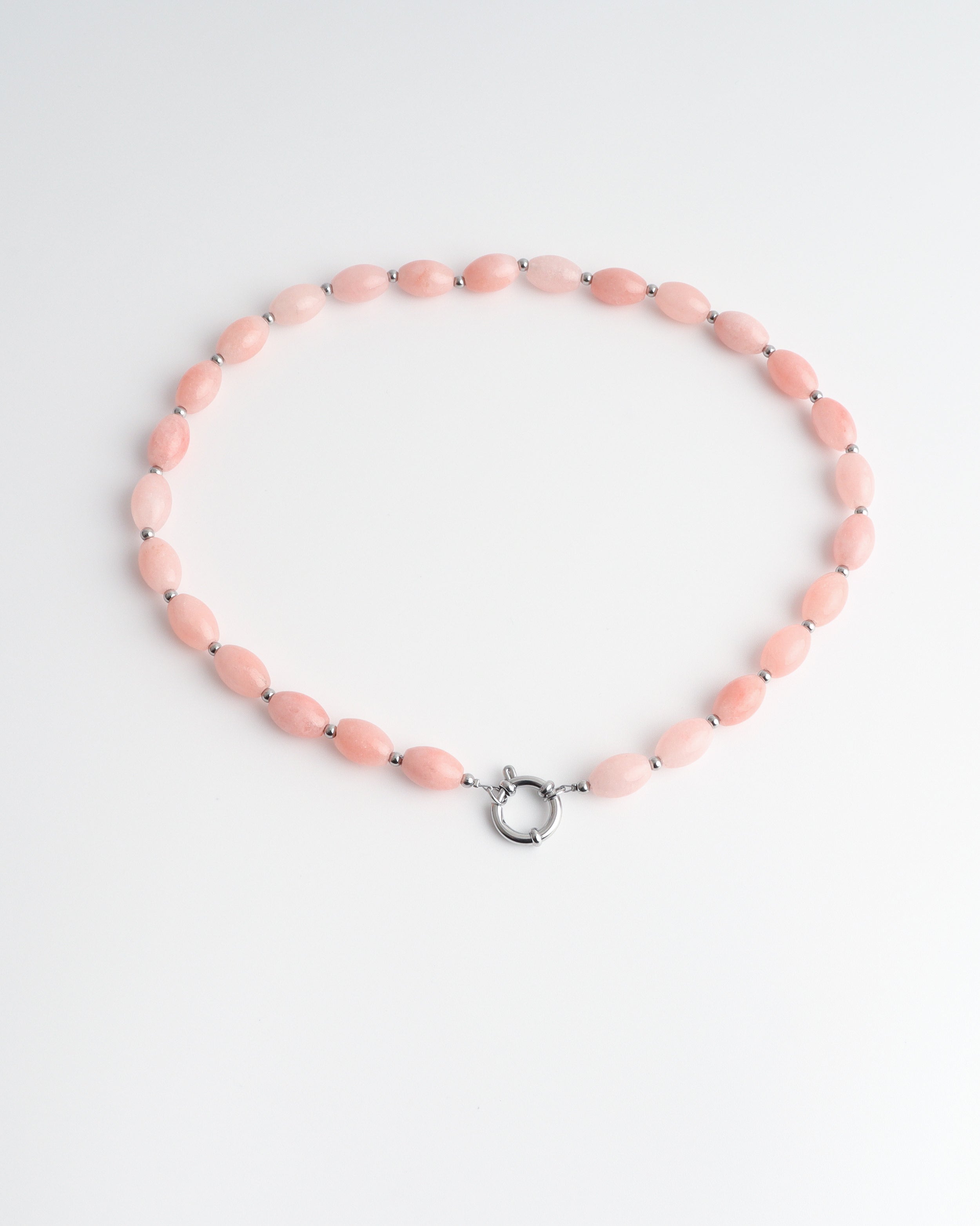 Jossy - Collier - Pierre naturelle - Acier inoxydable