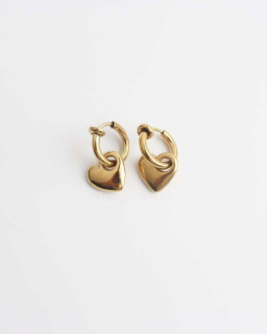 Carly - Earrings - Clip On - Stainless Steel