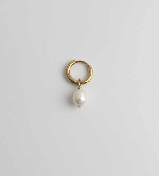 Petite perle - Boucle d'oreille - Acier inoxydable