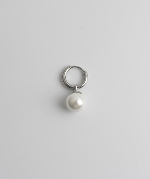 Big Pearl - Earring - Stainless Steel
