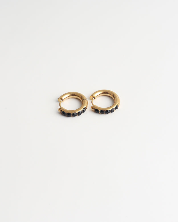 Big Strass Stone - Boucles d'oreilles - Acier inoxydable