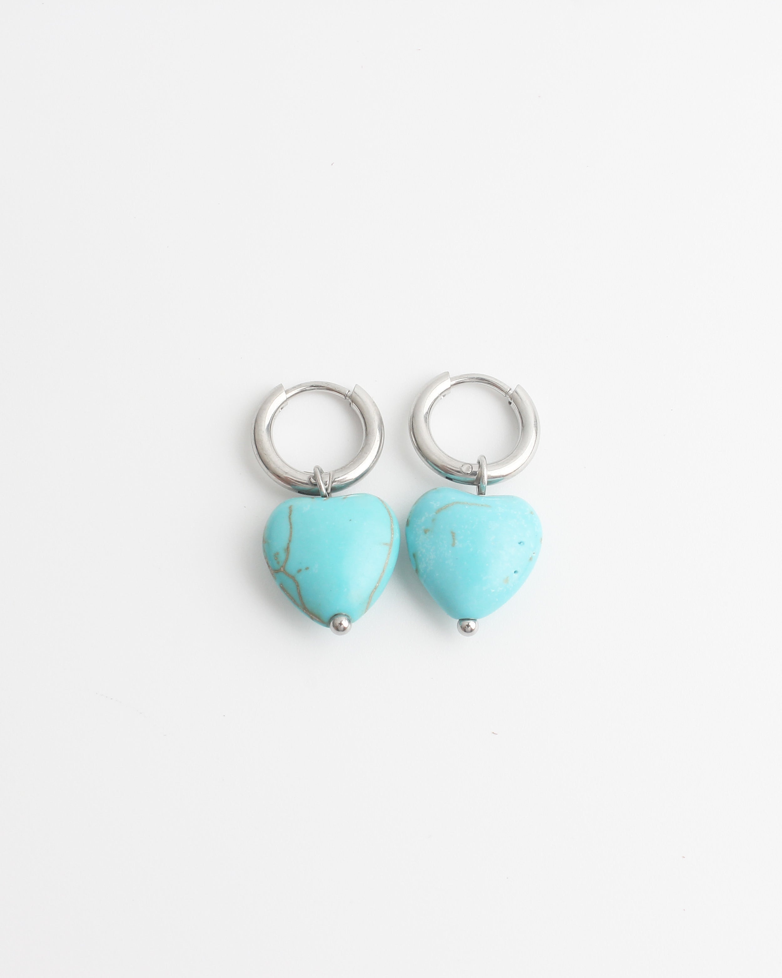 Para Siempre - Earrings - Natural Stone - Stainless Steel