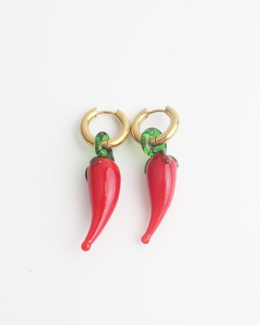 Chili - Earrings - Stainless Steel