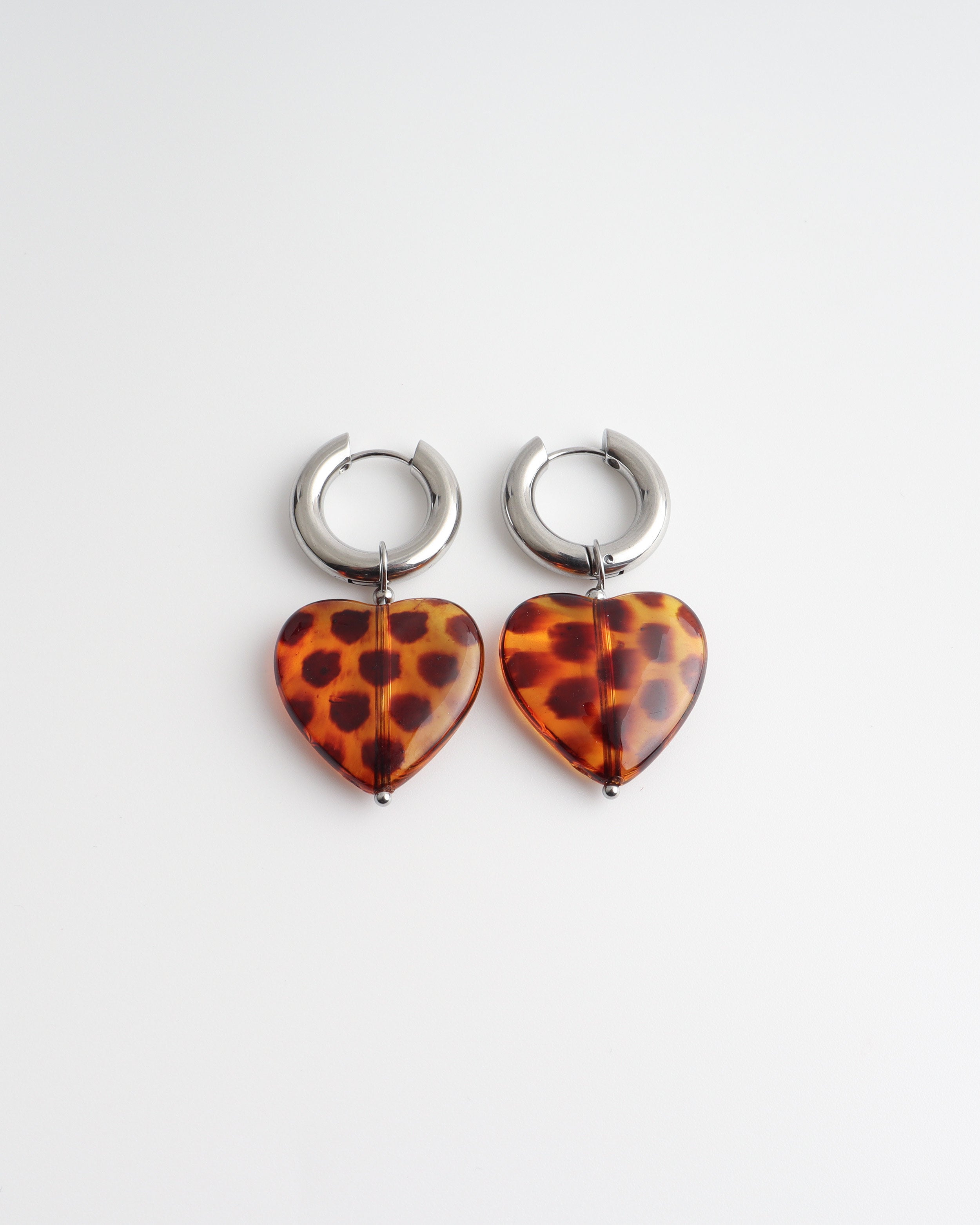 Ambre - Boucles d'oreilles - Acier inoxydable
