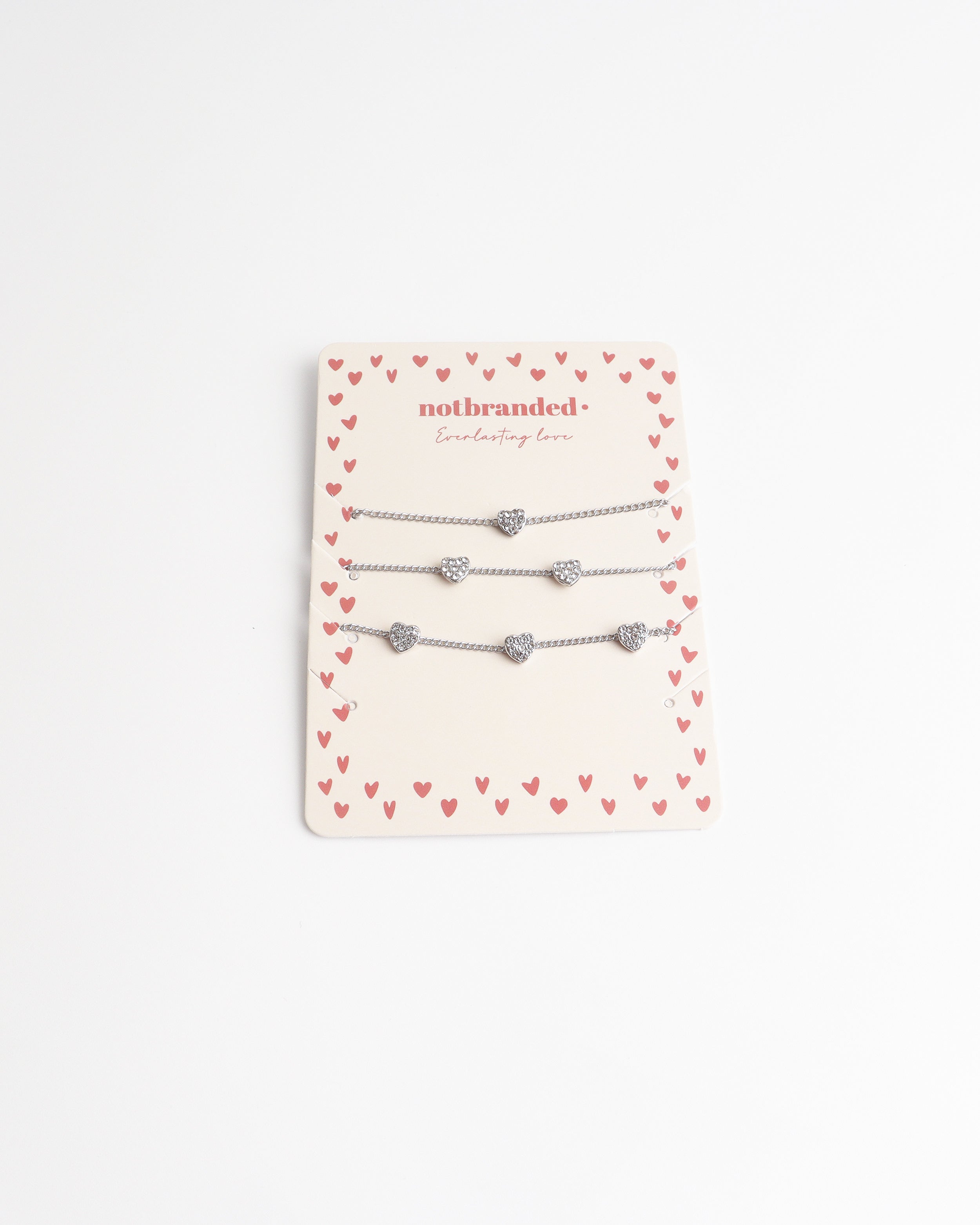 Everlasting love – Set de bracelets (2, 3 ou 4) – Acier inoxydable