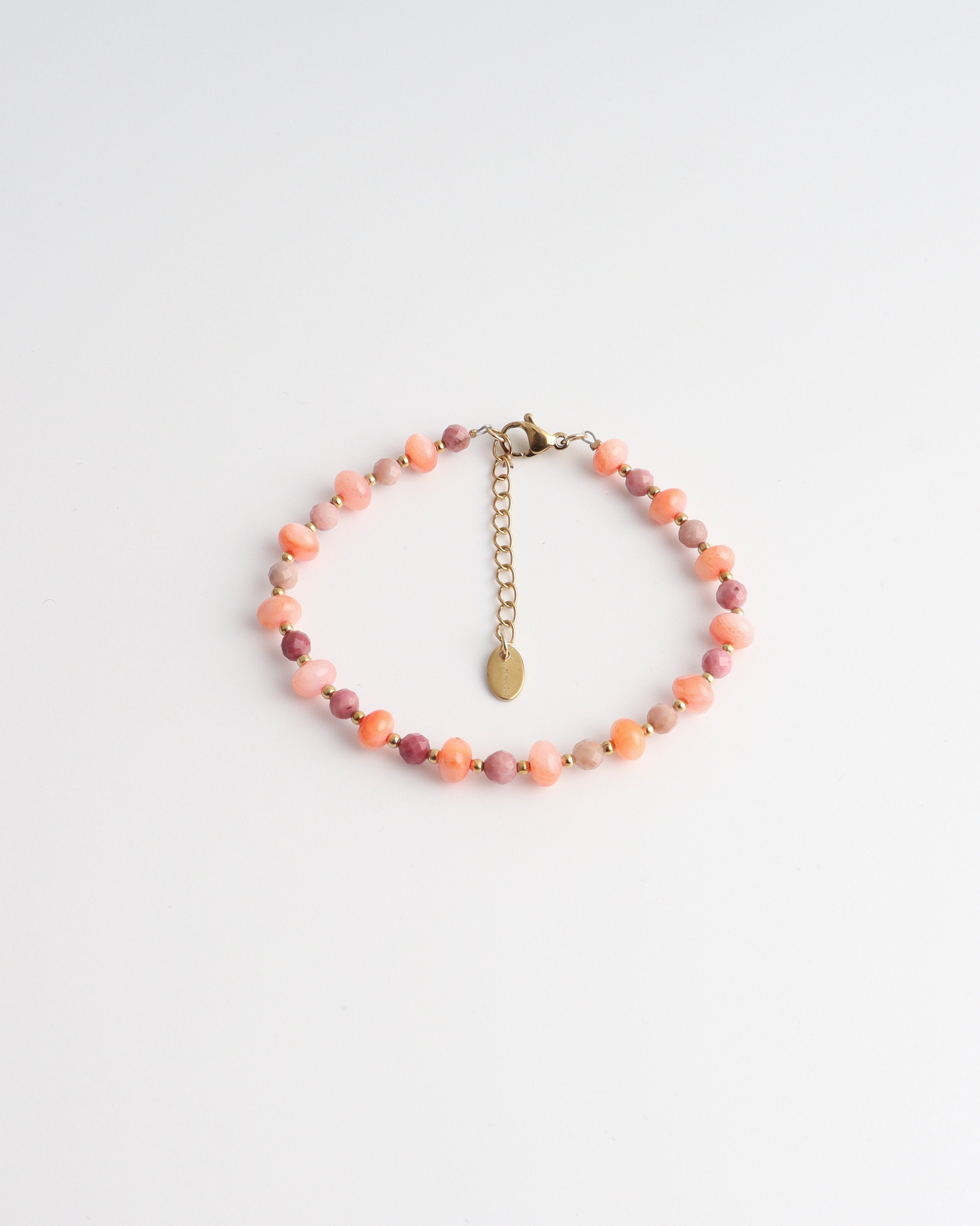 Celia - Bracelet - Pierre naturelle - Acier inoxydable