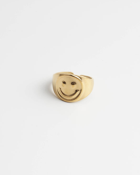 Smiles - Anneau - Acier inoxydable - Ajustable