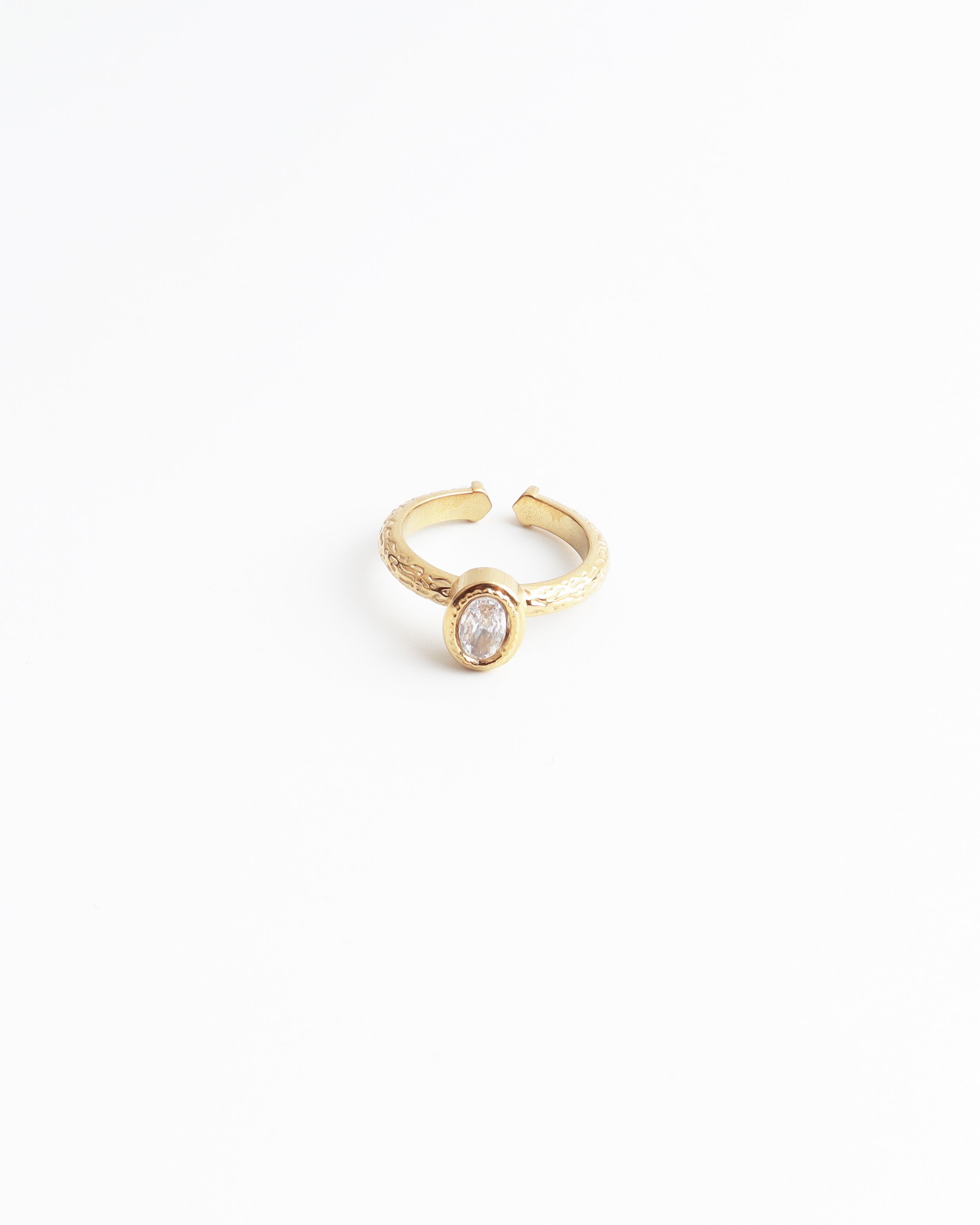 Amara - Ring - Stainless Steel - Adjustable