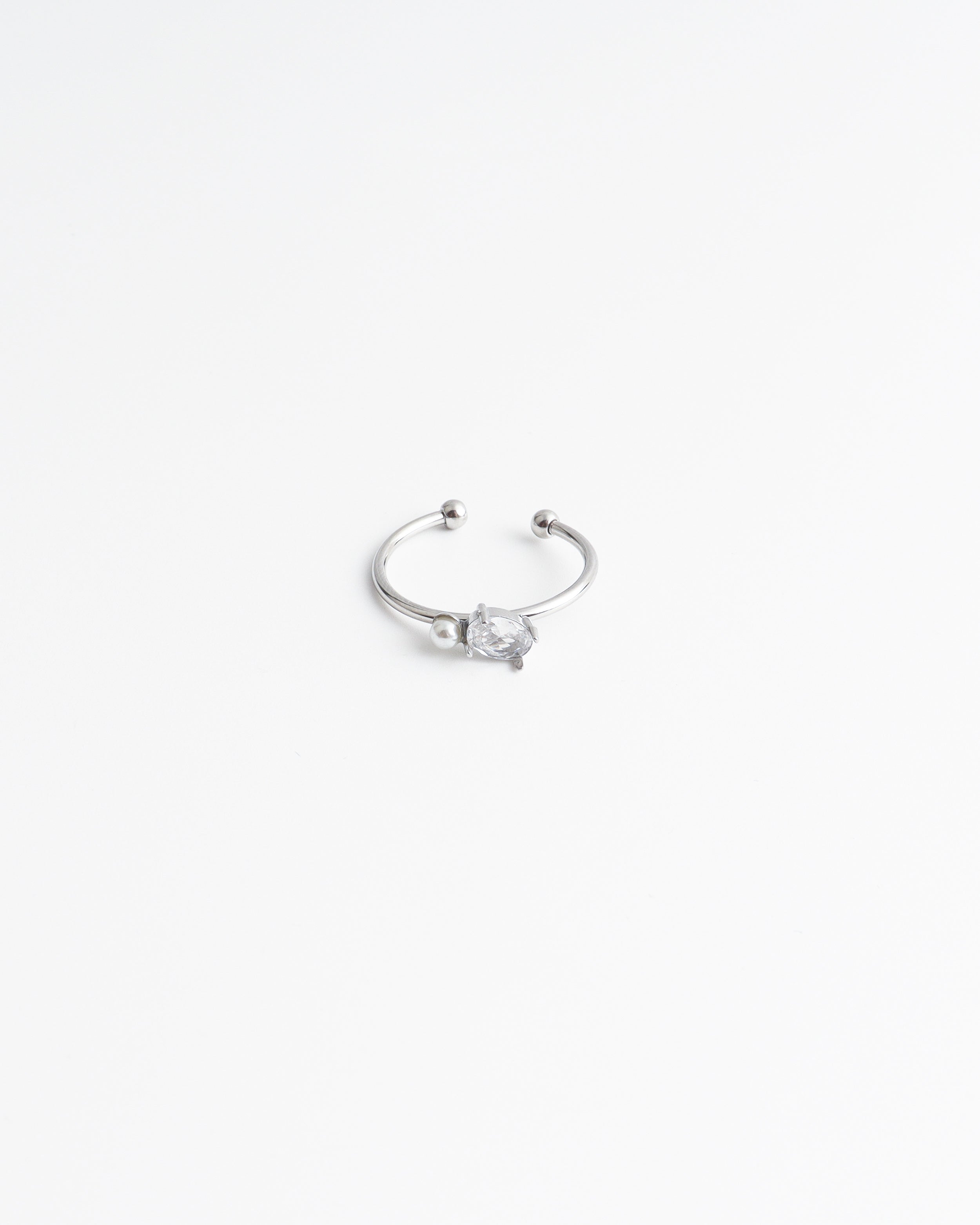 Leonie - Bague - Acier inoxydable - Ajustable
