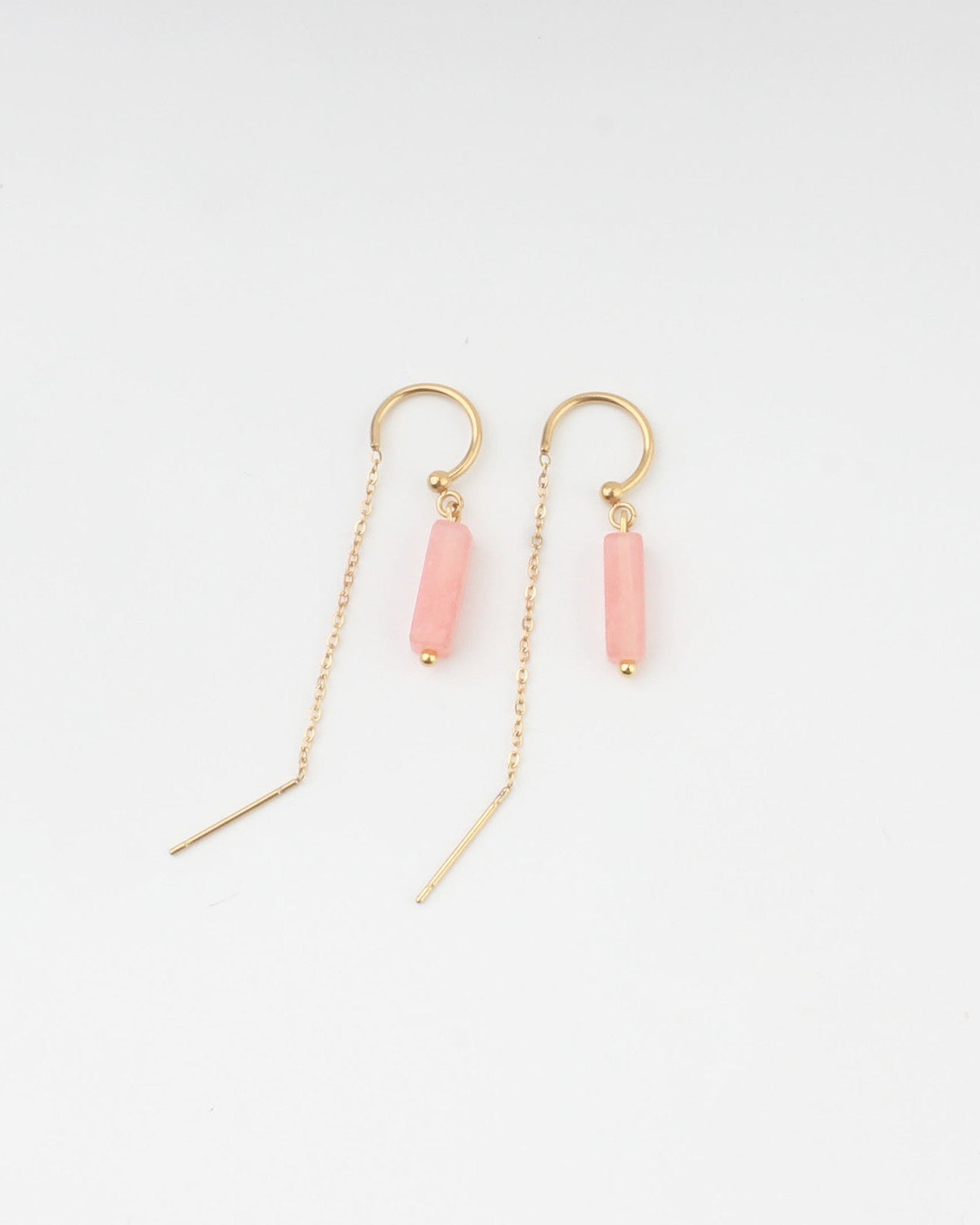 Yaya - Boucles d'oreilles - Pierre naturelle - Acier inoxydable