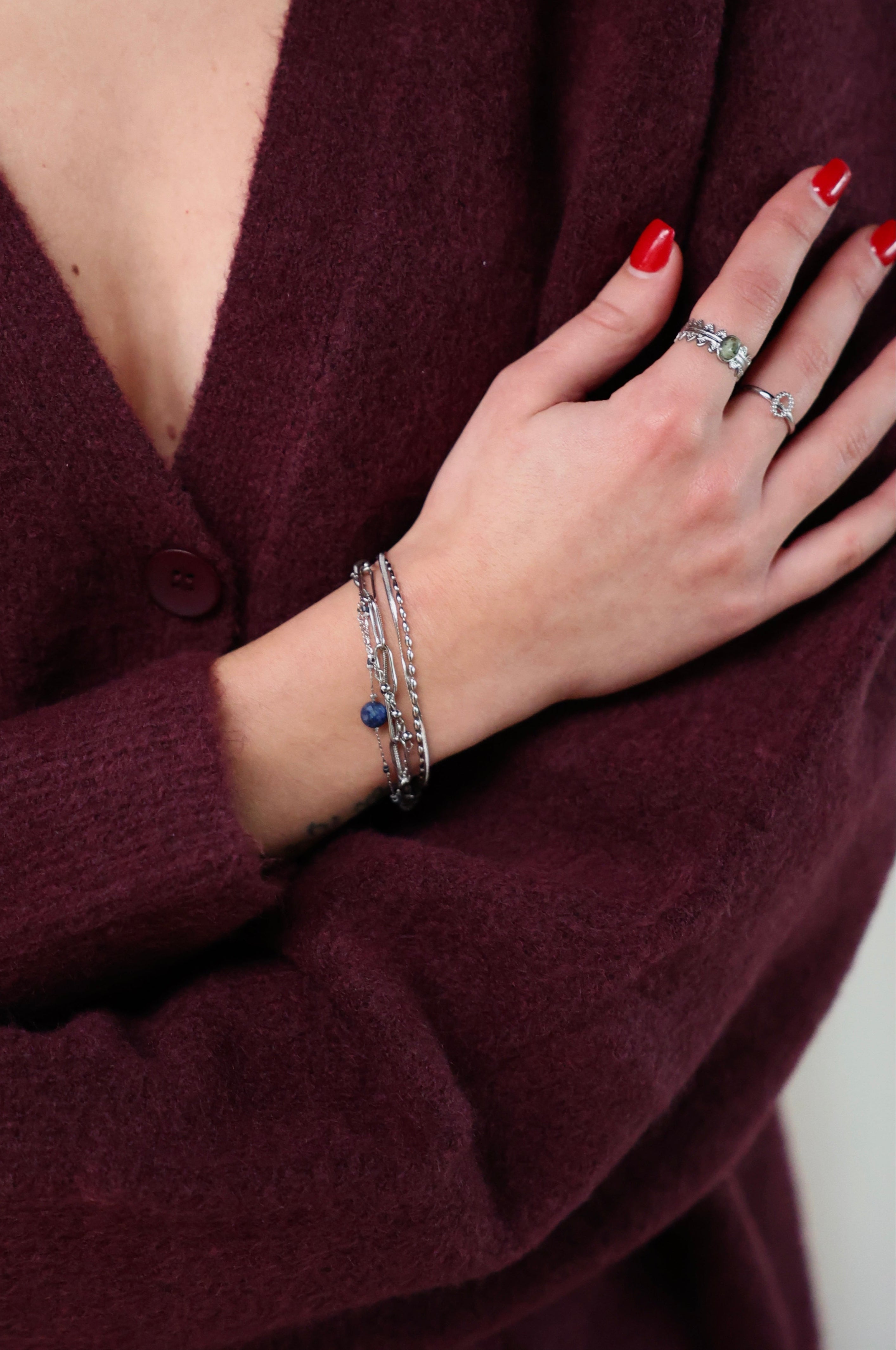 Eloise - Bracelet - 4 Layer - Stainless Steel