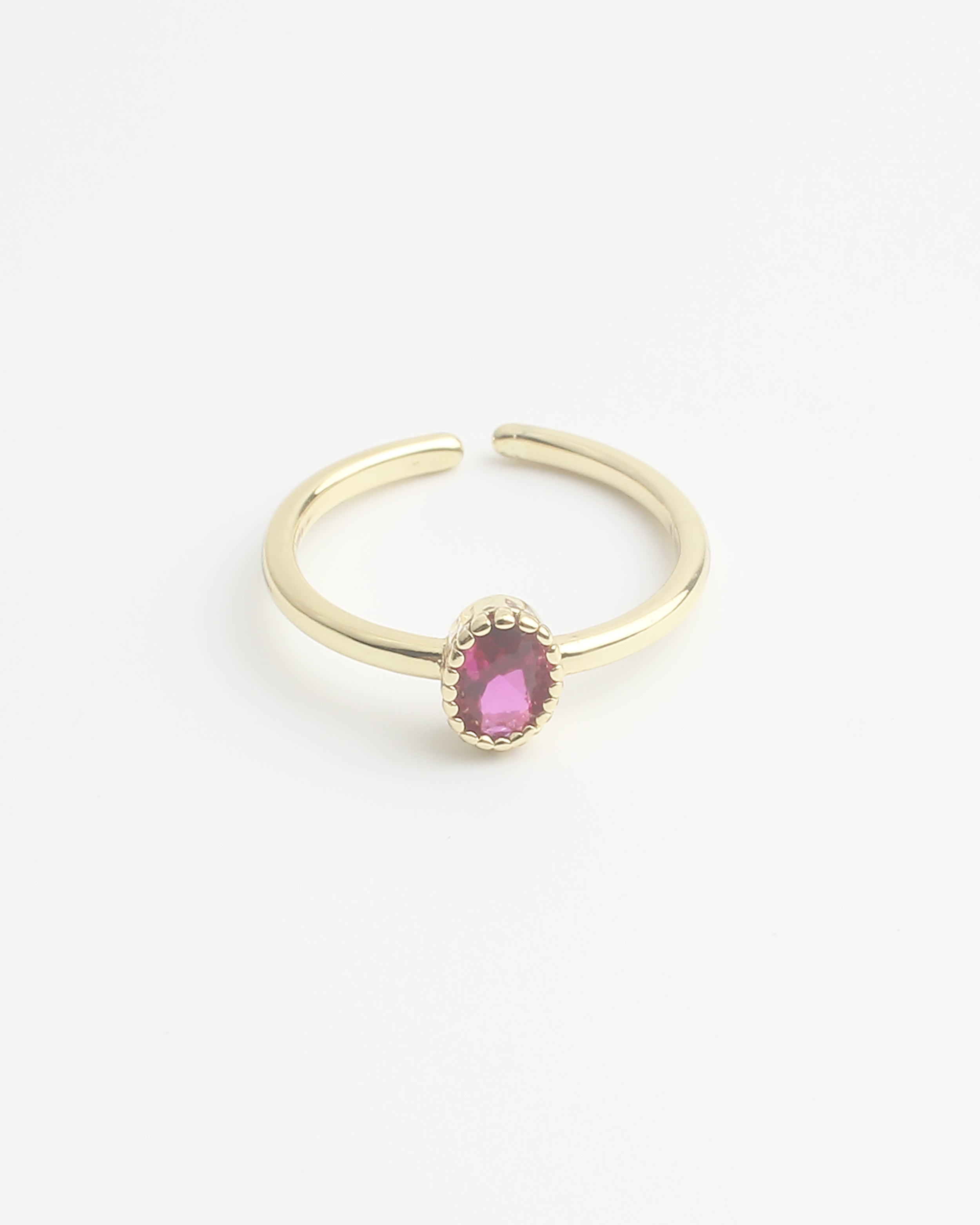 Norah - Bague - Plaqué - Ajustable