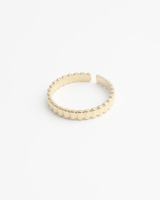 Mika - Ring - Stainless Steel - Adjustable