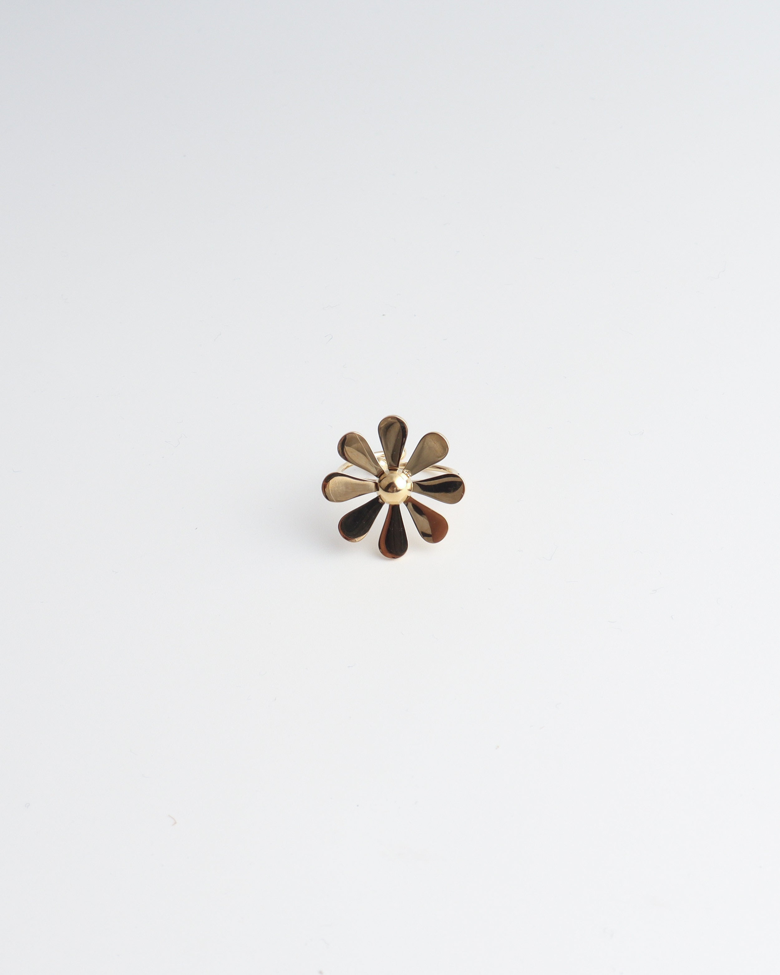 Viola - Ring - Stainless Steel - Adjustable