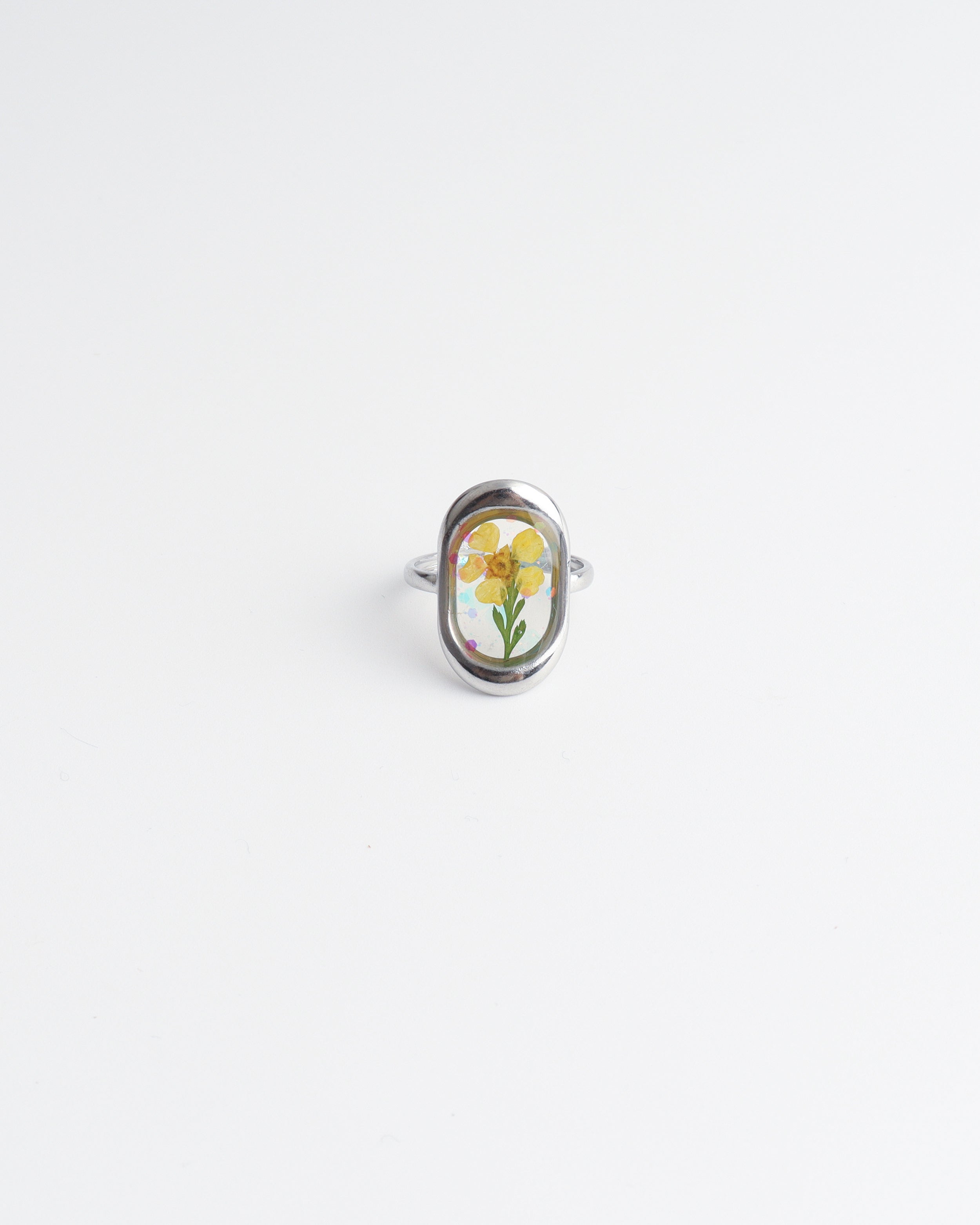 Violet - Anneau - Acier inoxydable - Réglable