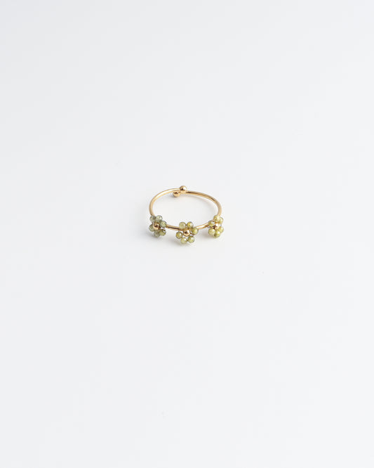 Camelia- Ring - Stainless Steel - Adjustable