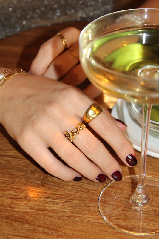 Jaipur - Bague - Acier inoxydable