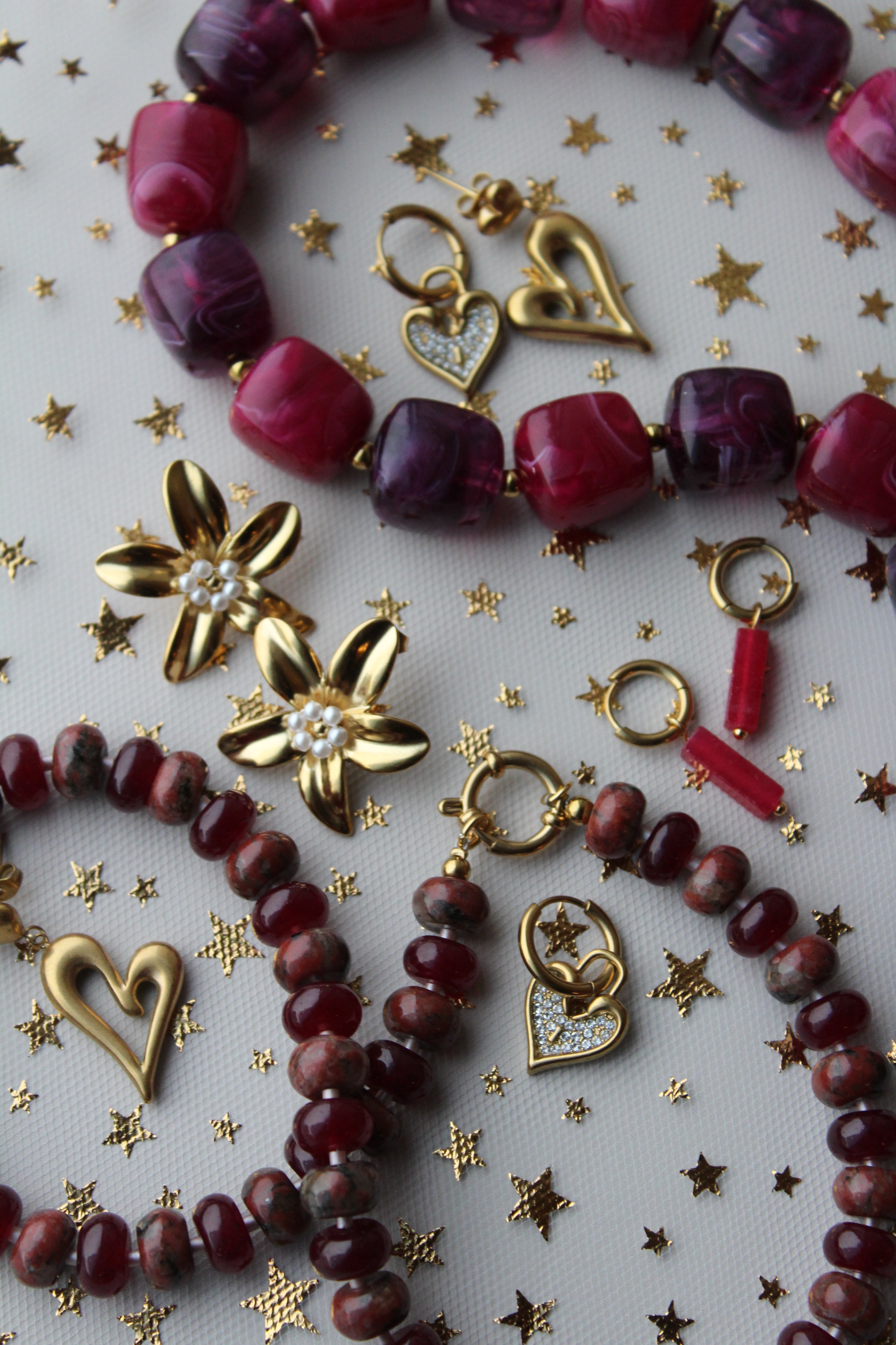 Clarisa - Collier - Pierre naturelle - Acier inoxydable