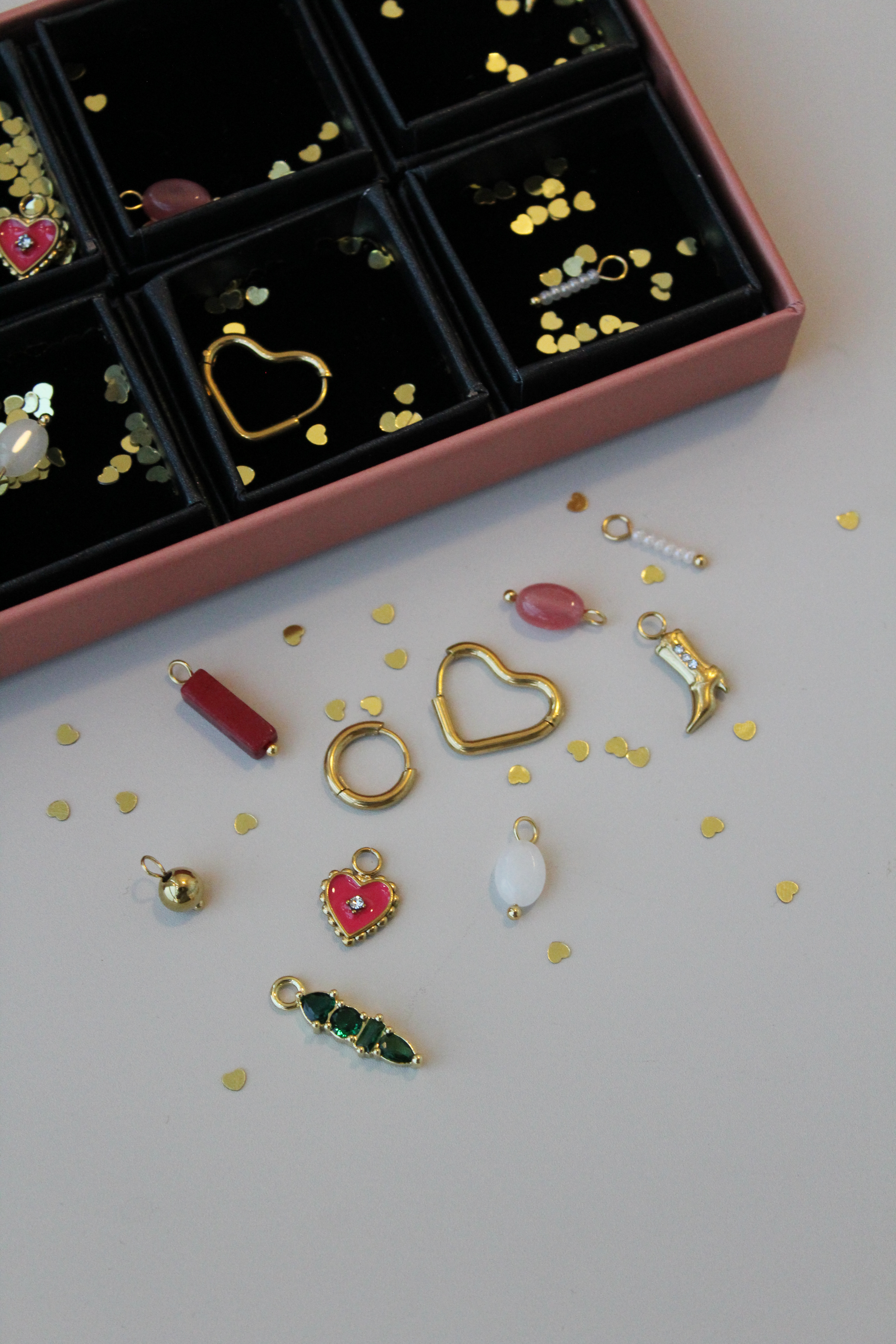 Pick & Pair - Advent Box - Boucles d’oreilles - 10 Cadeaux - Édition Limitée - Acier inoxydable