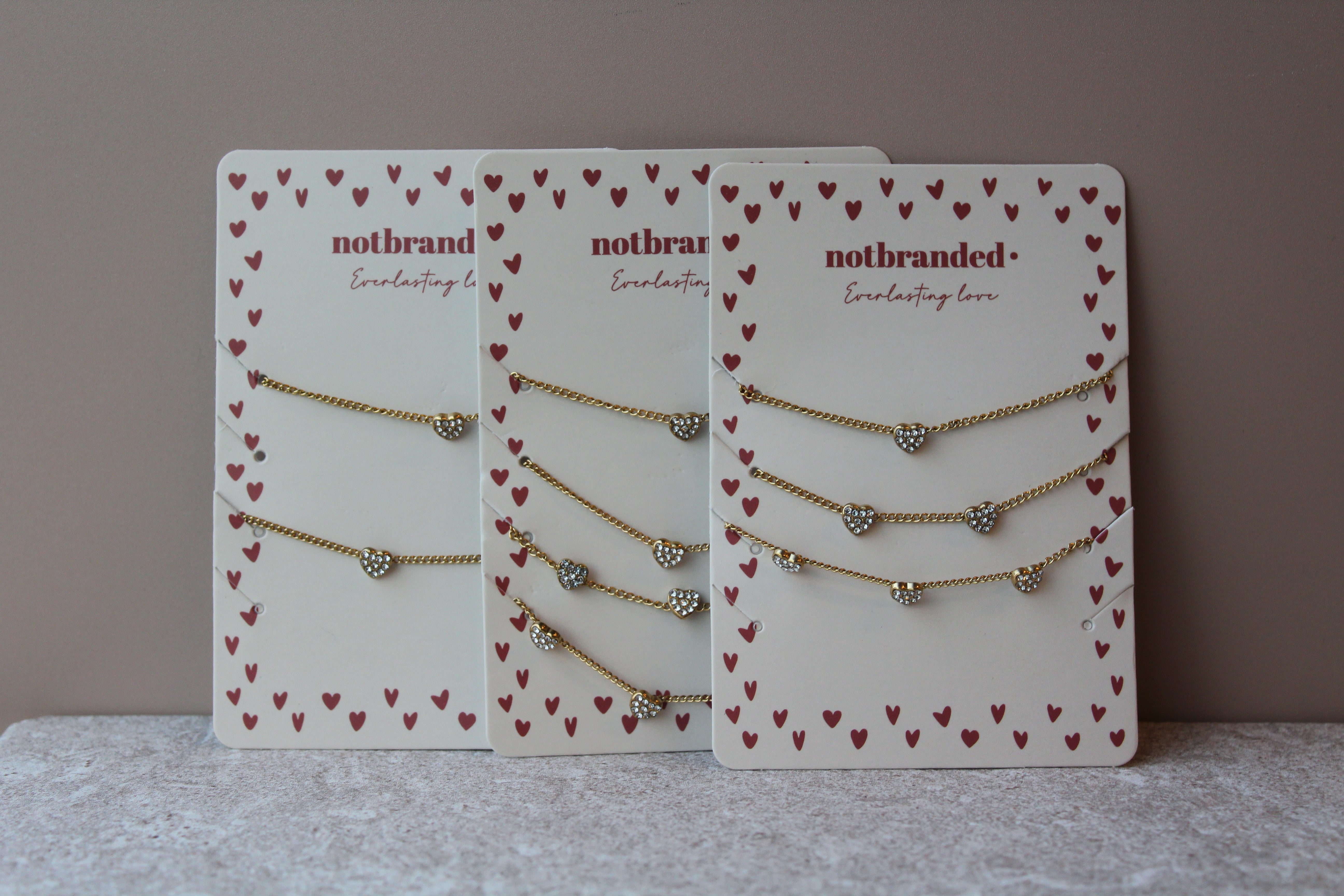 Everlasting love – Set de bracelets (2, 3 ou 4) – Acier inoxydable