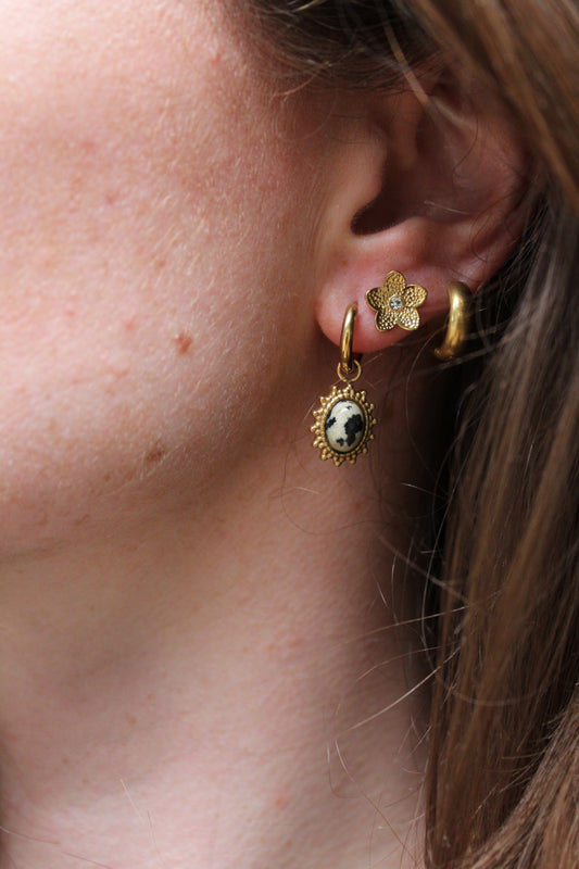 Sage - Clous - Boucles d'oreilles - Acier inoxydable