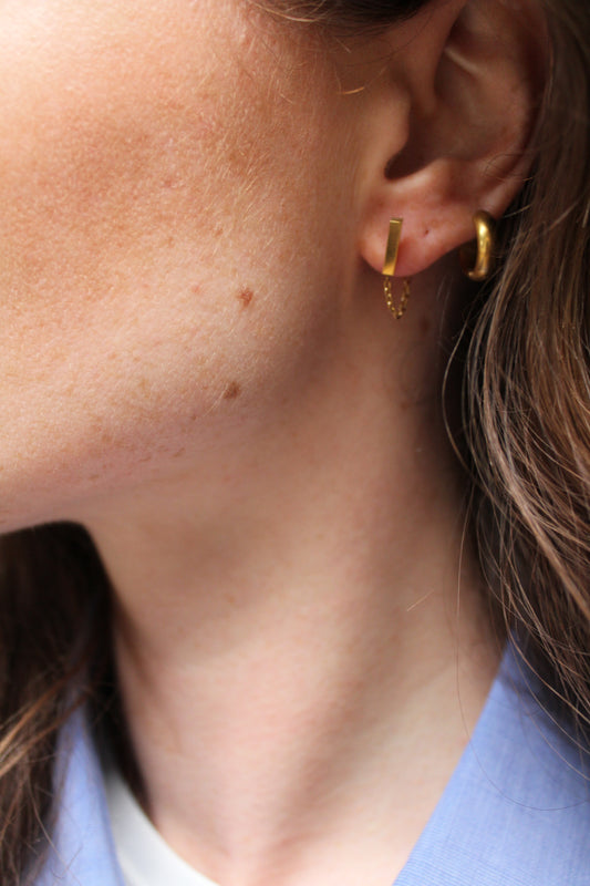 Lynn - Boucles d'oreilles - Acier inoxydable